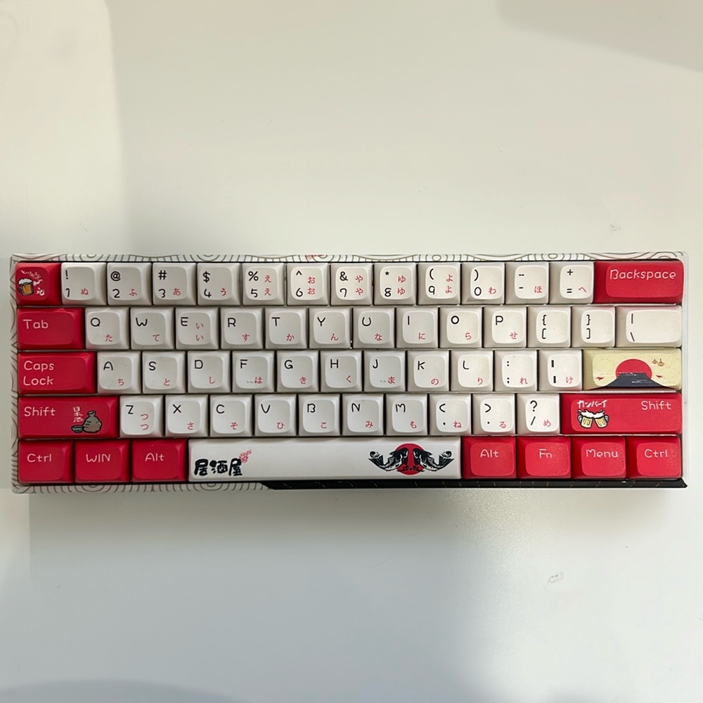 HITIME XVX M61 60% Mechanical Keyboard Wireless, Rechargeable Gaming,RGB Backlit